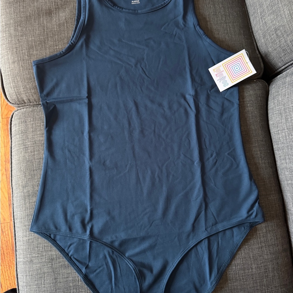 LuLaRoe Navy Blue Hope Bodysuit
